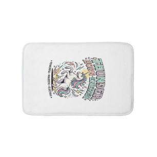 Eenhoring Donderhoorn Energie Retro Stijl Product  Badmat