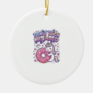 Eenhoring Donut Raak Mijn Magische Cadeau Idee Sti Keramisch Ornament