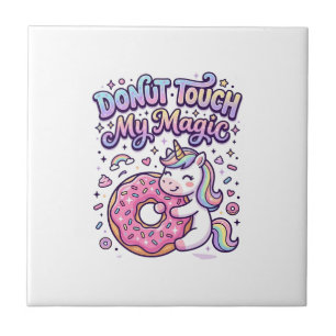 Eenhoring Donut Raak Mijn Magische Cadeau Idee Sti Tegeltje