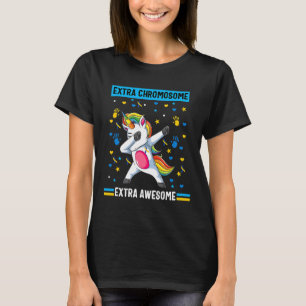 Eenhoring Down Syndroom Bewustzijn Extra Chromosoo T-shirt