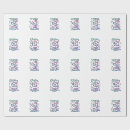 Eenhoring Droom Groot Klein Eenhoring Cadeau Idee  Cadeaupapier (Vlak)