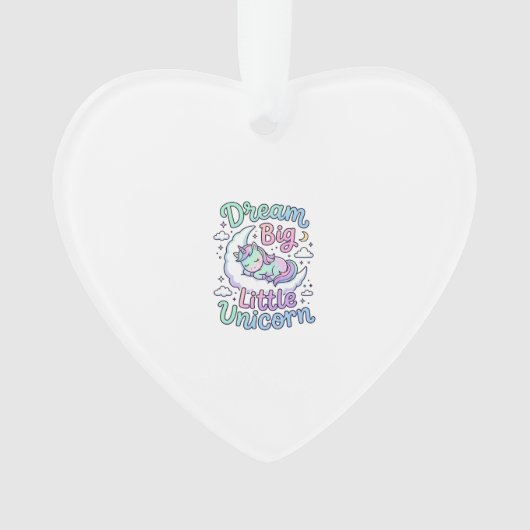Eenhoring Droom Groot Klein Eenhoring Cadeau Idee Ornament (voorkant)