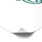 Eenhoring Droom Groot Klein Eenhoring Cadeau Idee Perfect Poster (Hoek)