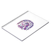 Eenhoring Experimenteert met Glitters Reclameversi Notitieboek (Linkerzijde)