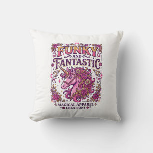 Eenhoring Funky en Fantastisch Stijlvol Zazzle Ont Kussen