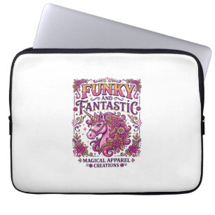 Eenhoring Funky en Fantastisch Stijlvol Zazzle Ont Laptop Sleeve