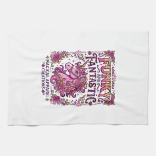 Eenhoring Funky en Fantastisch Stijlvol Zazzle Ont Theedoek