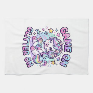 Eenhoring Game Aan Glitter Aan Grafisch Ontwerp Me Theedoek