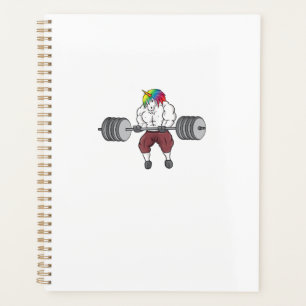 Eenhoring Gewichtheffen Fitness Gym Bodybuilding T Planner