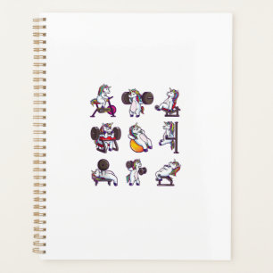 Eenhoring Gewichtheffen Krachttraining Gym Workout Planner