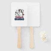 Eenhoring Grootvader Antieke Graveershirt Ontwerp_ Handwaaier (Voorkant en achterkant)