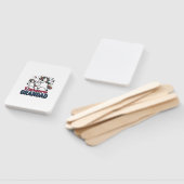 Eenhoring Grootvader Antieke Graveershirt Ontwerp_ Handwaaier (Niet-gemonteerd)