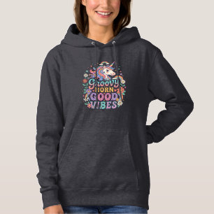 Eenhoring Groovy Hoorn Goede Vibes Charming POD Ku Hoodie