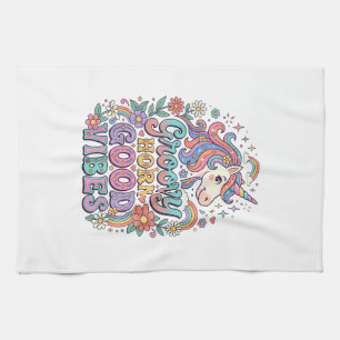 Eenhoring Groovy Hoorn Goede Vibes Charming POD Ku Theedoek