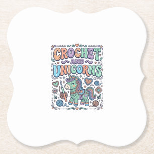 Eenhoring Haak en Eenhoring Kawaii Sticker en T-Sh Kartonnen Onderzetters