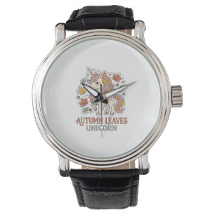Eenhoring Herfstbladeren Eenhoring Grafisch Ontwer Horloge