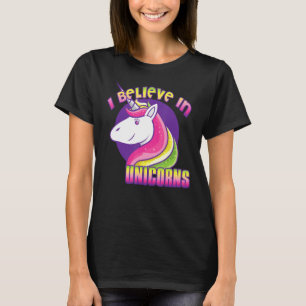 Eenhoring Ik geloof in eenhoorns T-shirt