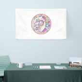 Eenhoring In Mijn Glitter Tijdperk Grappige Print Spandoek (Beurs)