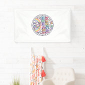 Eenhoring In Mijn Magische Moeder Tijdperk Grappig Spandoek (Insitu)