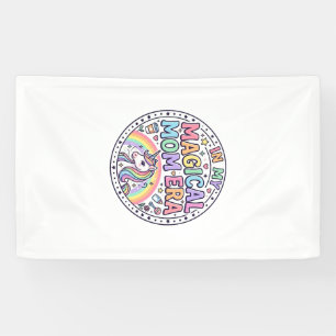 Eenhoring In Mijn Magische Moeder Tijdperk Grappig Spandoek