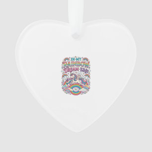 Eenhoring In Mijn Regenboog Droomtijdperk Kleurig  Ornament