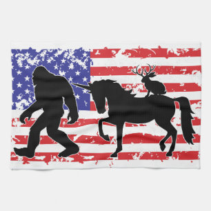 Eenhoring, Jackalope, Bigfoot en de Amerikaanse vl Theedoek