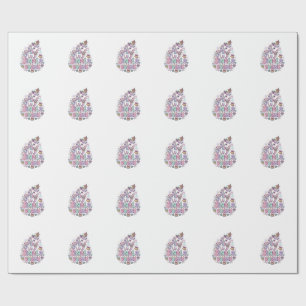 Eenhoring Jingle Hoorns Charmante Kleding Grafisch Cadeaupapier