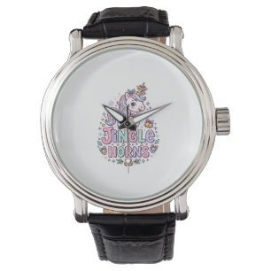 Eenhoring Jingle Hoorns Charmante Kleding Grafisch Horloge