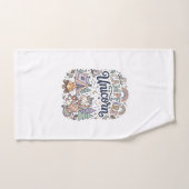 Eenhoring Kampeer vuur Eenhoring Premium Vector St Handdoek (Handdoek)