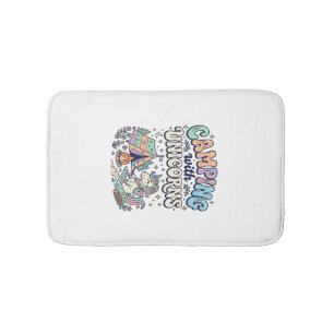 Eenhoring Kamperen met Eenhoring Kawaii Sticker en Badmat