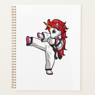 Eenhoring Karate Meisje Taekwondo Jiu Jitsu MMA BJ Planner