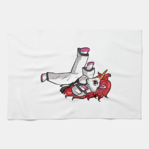 Eenhoring Karate Meisje Taekwondo Jiu Jitsu MMA BJ Theedoek