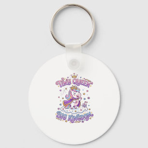 Eenhoring Kleine Koningin Groot Koninkrijk Cadeau Sleutelhanger