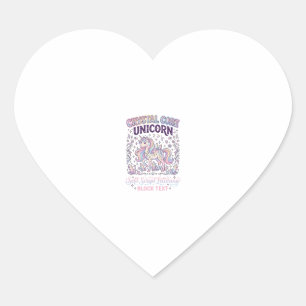 Eenhoring Kristallen Kern Eenhoring Schattig Vecto Hart Sticker