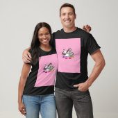 Eenhoring Lezen Boek T-shirt (Unisex)