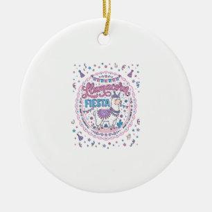 Eenhoring Llamacorn Feest Mooie T-Shirt Grafisch_1 Keramisch Ornament