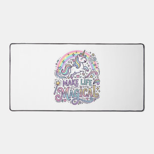 Eenhoring Maakt Leven Magisch Premium Vector Typog Bureaumat
