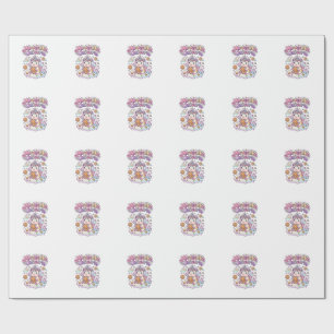 Eenhoring-maancake Eenhoring charmante kleding Gra Cadeaupapier