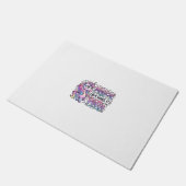 Eenhoring Magisch maar Maak het Klein Geschenk Ide Deurmat (Schuin)