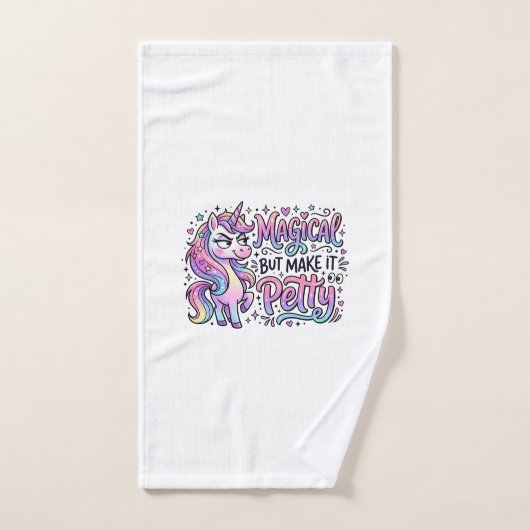 Eenhoring Magisch maar Maak het Klein Geschenk Ide Handdoek (Handdoek)
