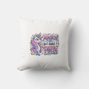 Eenhoring Magisch maar Maak het Klein Geschenk Ide Kussen