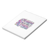 Eenhoring Magisch maar Maak het Klein Geschenk Ide Notitieblok (Linkerzijde)