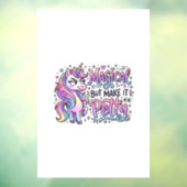 Eenhoring Magisch maar Maak het Klein Geschenk Ide Raamsticker (Vel 3)
