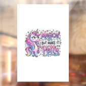 Eenhoring Magisch maar Maak het Klein Geschenk Ide Raamsticker (Vel 2)