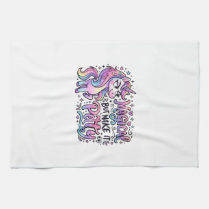 Eenhoring Magisch maar Maak het Klein Geschenk Ide Theedoek