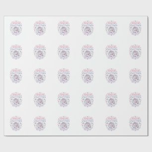 Eenhoring Magisch Sinds Geboorte Printklaar POD Ku Cadeaupapier
