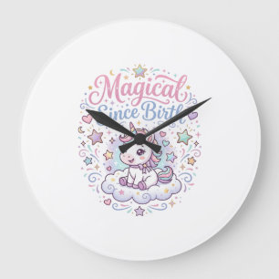 Eenhoring Magisch Sinds Geboorte Printklaar POD Ku Grote Klok