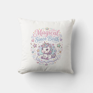 Eenhoring Magisch Sinds Geboorte Printklaar POD Ku Kussen