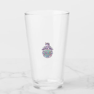 Eenhoring Magisch Sinds Jaar Grafisch Ontwerp Zazz Glas