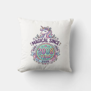 Eenhoring Magisch Sinds Jaar Grafisch Ontwerp Zazz Kussen